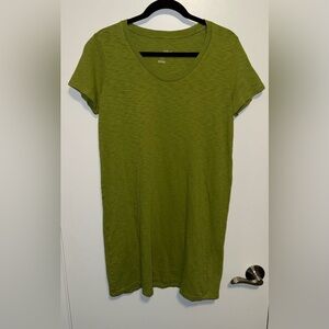 Universal Thread Marled Green T-Shirt Dress